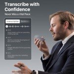 AI Voice Recorder with App Control & 64GB Memory
