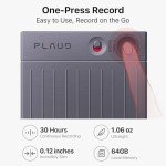 AI Voice Recorder with App Control & 64GB Memory