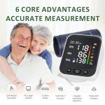 Upper Arm Blood Pressure Monitor with HD Display