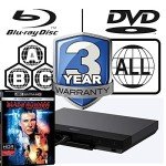 Sony UBP-X700 Blu-ray Player with Blade Runner 4K Disc