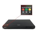 Sony UBP-X700 Blu-ray Player with Blade Runner 4K Disc