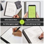 Rocketbook Fusion Smart Reusable Digital Notebook