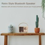 Beige Retro Bluetooth Speaker for All Ages