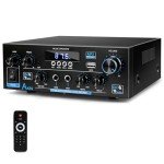Bluetooth AK55 2-Channel Speaker Amplifier with Remote