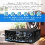 Bluetooth AK55 2-Channel Speaker Amplifier with Remote