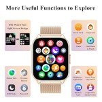 Smart Watch with Call, Health Monitoring & AI Voice