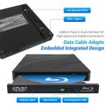 7-in-1 Portable Blu-ray & DVD External Drive