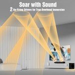 Hiwill 3.1.2CH Dolby Atmos Sound Bar System