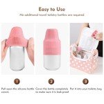 10PCS Waterproof Silicone Bottle Covers for Travel