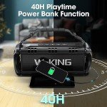 W-KING 90W Waterproof Bluetooth Speaker with Deep Bass
