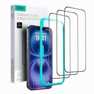 ESR Tempered Glass Screen Protector for iPhone 15/16