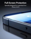 ESR Tempered Glass Screen Protector for iPhone 15/16