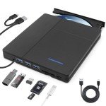7-in-1 Portable Blu-ray/DVD Player & Burner