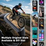 MORELOCO AMOLED Fitness Tracker with Health Monitor