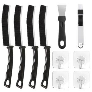 4-Piece Crevice Cleaning Brush Set for Tight Spaces