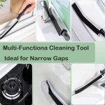 4-Piece Crevice Cleaning Brush Set for Tight Spaces