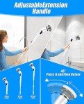 Cordless Electric Spin Scrubber with Adjustable Arm