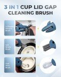 Sharkbrush 3-in-1 Cleaning Tool for Mugs & Bottles