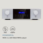 Auna AMP-4000 DAB HiFi Stereo Amplifier