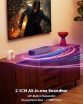 ULTIMEA 2.1ch Bluetooth Sound Bar with Subwoofer