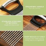Stainless Steel Vegetable Slicer and Holder Tool