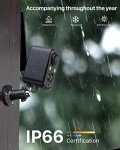 Wireless Outdoor Security Camera with Solar Light