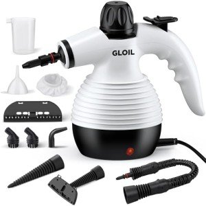 GLOIL Portable Multi-Purpose Steam Cleaner with Accessories