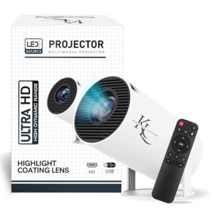 HY300 Pro Mini Projector - 4K, WiFi 6, Bluetooth