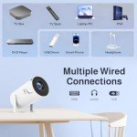 HY300 Pro Mini Projector - 4K, WiFi 6, Bluetooth