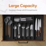 Expandable Cutlery Drawer Organizer for Kitchen компактный