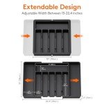 Expandable Cutlery Drawer Organizer for Kitchen компактный
