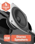 Bluetooth Turntable with Speakers and Multi-Playback Speed