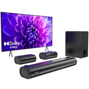 Hiwill 5.1CH Dolby Atmos Soundbar for Smart TVs