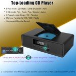 Compact Home CD Stereo System with Bluetooth & FM