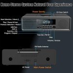 Compact Home CD Stereo System with Bluetooth & FM