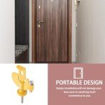Portable Door Lock for Travel and Home Security