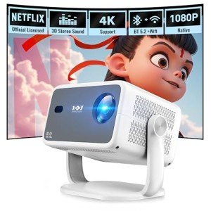 Xgody 4K Smart Projector with Voice Control