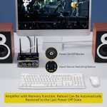 PROZOR Bluetooth 5.2 HiFi Stereo Amplifier 100Wx2