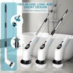 Cordless Electric Spin Scrubber with 9 Heads
