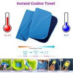 VAKKI Ice Cold Cooling Towel for Sports