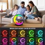 G Shape Wireless Charging Table Lamp & Speaker