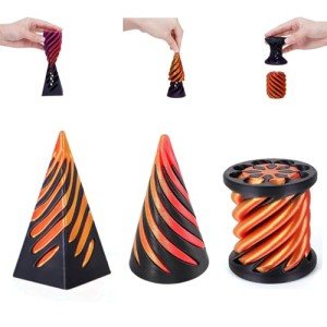 3-Pack Impossible Cone Fidget Toys for All Ages