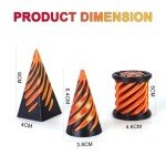 3-Pack Impossible Cone Fidget Toys for All Ages