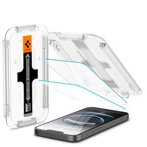 Spigen Tempered Glass Screen Protector for iPhone - 2 Pack
