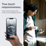 Spigen Tempered Glass Screen Protector for iPhone - 2 Pack