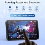 Bluetooth WiFi MP3 Player with 4" Touch Screen
