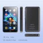 Bluetooth WiFi MP3 Player with 4" Touch Screen