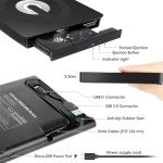 Portable USB & Type-C CD/DVD External Drive