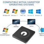 Portable USB & Type-C CD/DVD External Drive