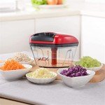 AEX Multi-Function Manual Food Chopper - Persian Red